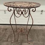 5x Ijzeren bartafel hoogte 100 cm